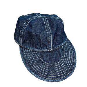Nigel Cabourn Blue Denim Mechanic Cap Lybro Japan Fabric Americana Classic Hat